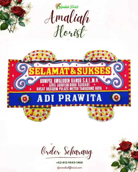 Papan Bunga Ucapan Selamat Mangunsari